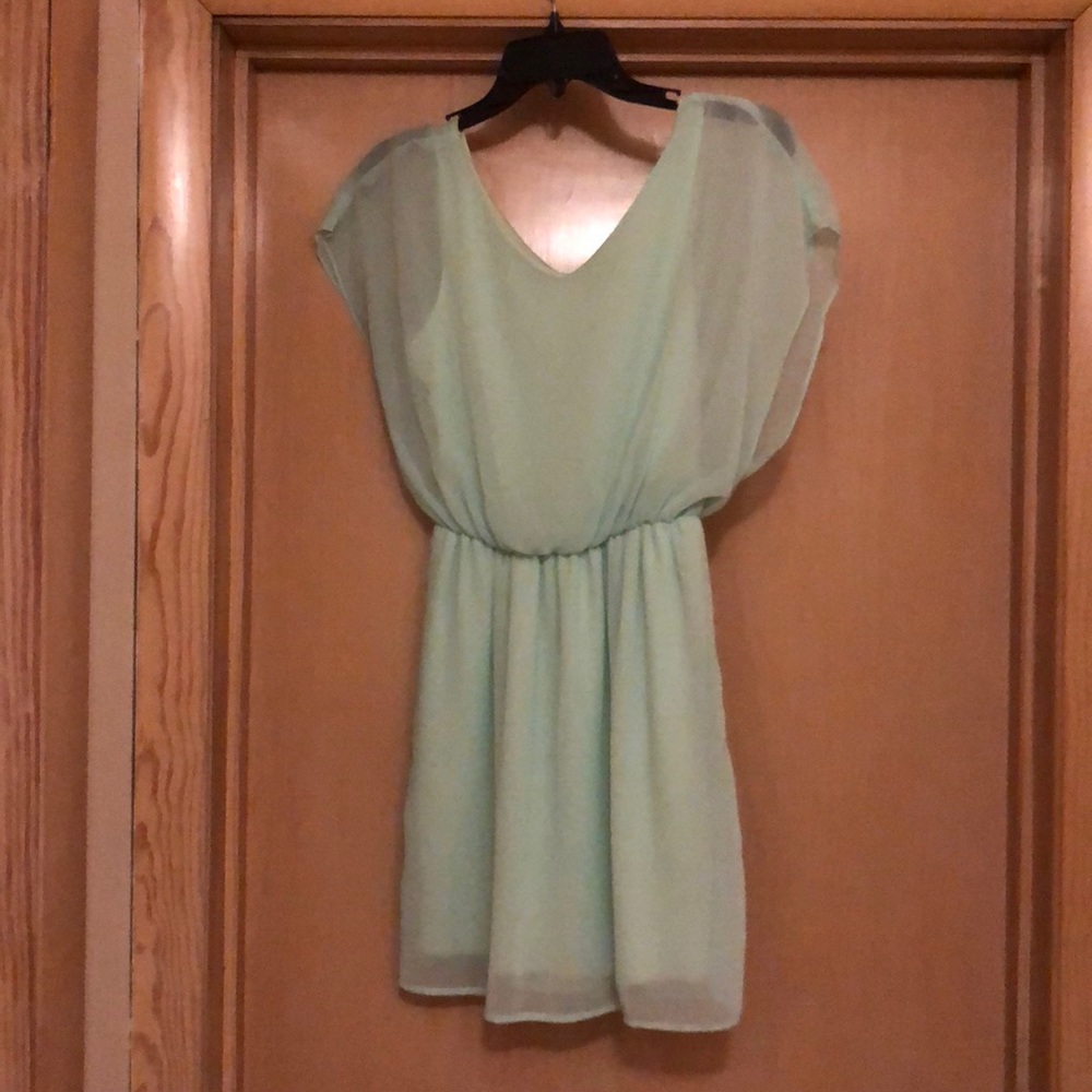 Size small Lush aqua color dress.